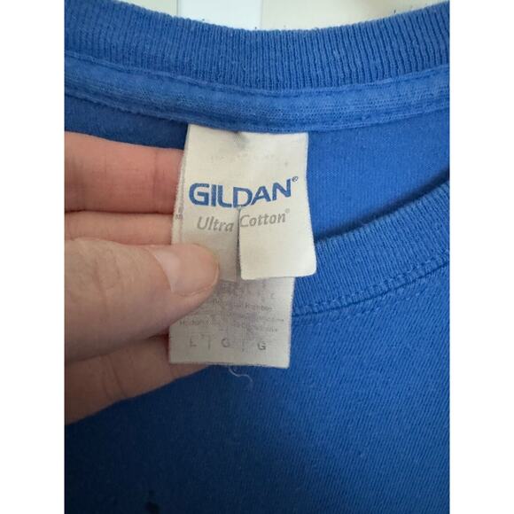 Vintage Jesus T-Shirt Nothing But the Blood of Jesus Mens Size L Christian Y2K - Picture 3 of 4